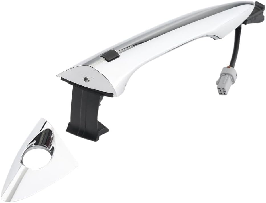 Chrome Exterior Door Handles (4PCS), Compatible with 2011-2016 Hyundai Elantra, with Sensor and Smart Keyless Entry System, Front & Rear Left Driver & Right Passenger Outside Door Handle, 826623X000