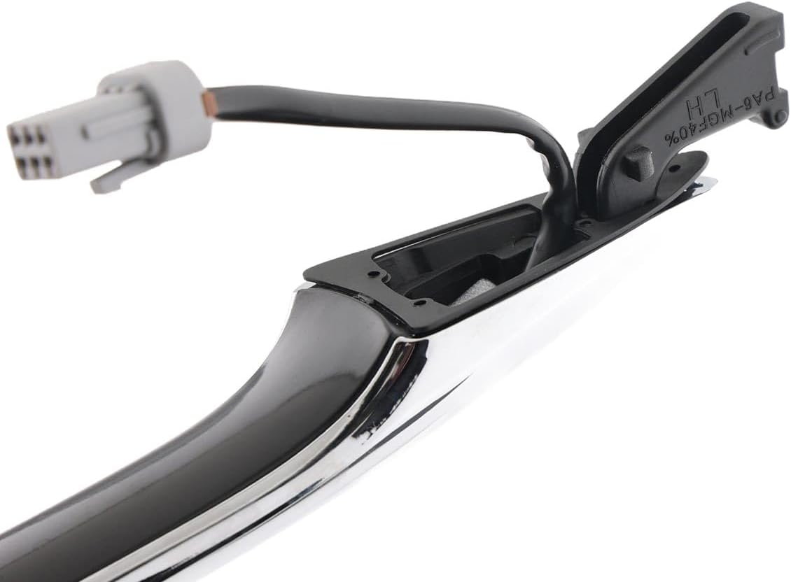 Manijas cromadas de puerta exterior (4 piezas), compatibles con Hyundai Elantra 2011-2016, con sensor y sistema de entrada sin llave inteligente, manija de puerta exterior delantera y trasera izquierda del conductor y derecha del pasajero, 826623X000