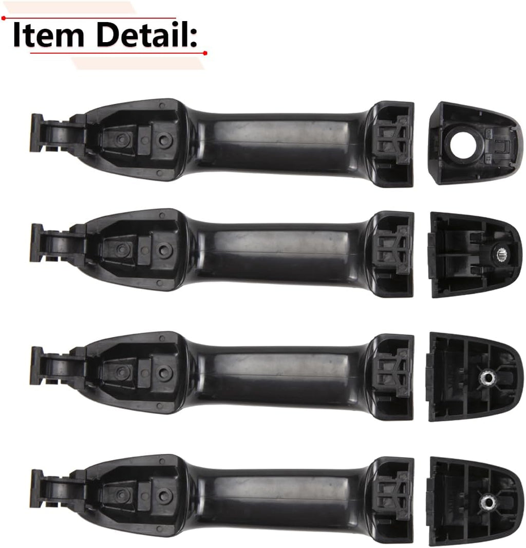 Manija de puerta exterior compatible con Toyota Camry años 2012 2013 2014 2015 2016 2017