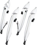 Chrome Exterior Door Handles (4PCS), Compatible with 2011-2016 Hyundai Elantra, with Sensor and Smart Keyless Entry System, Front & Rear Left Driver & Right Passenger Outside Door Handle, 826623X000
