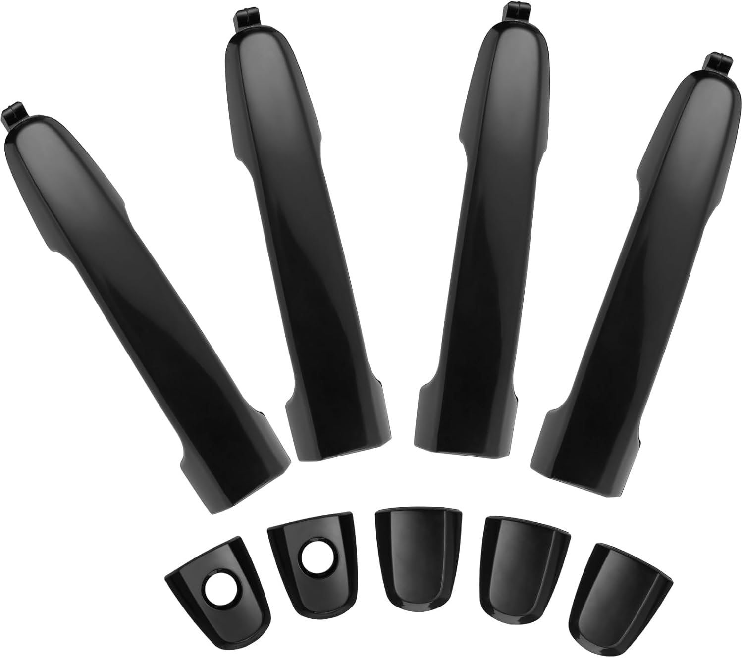 Manijas de puertas exteriores para Toyota Camry 2002-2006, Corolla Matrix 2003-2013, RAV4 2001-2012, Prius 04-09, Pontiac Vibe 2003-2010, lado delantero y trasero del conductor y del pasajero Sustituye a # 81309 92894