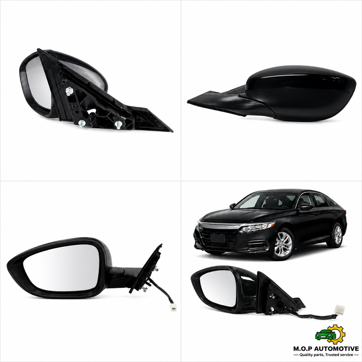 18-22 HONDA ACCORD LT MIRROR OUTSIDE REAR VIEW (LX; SEDAN)