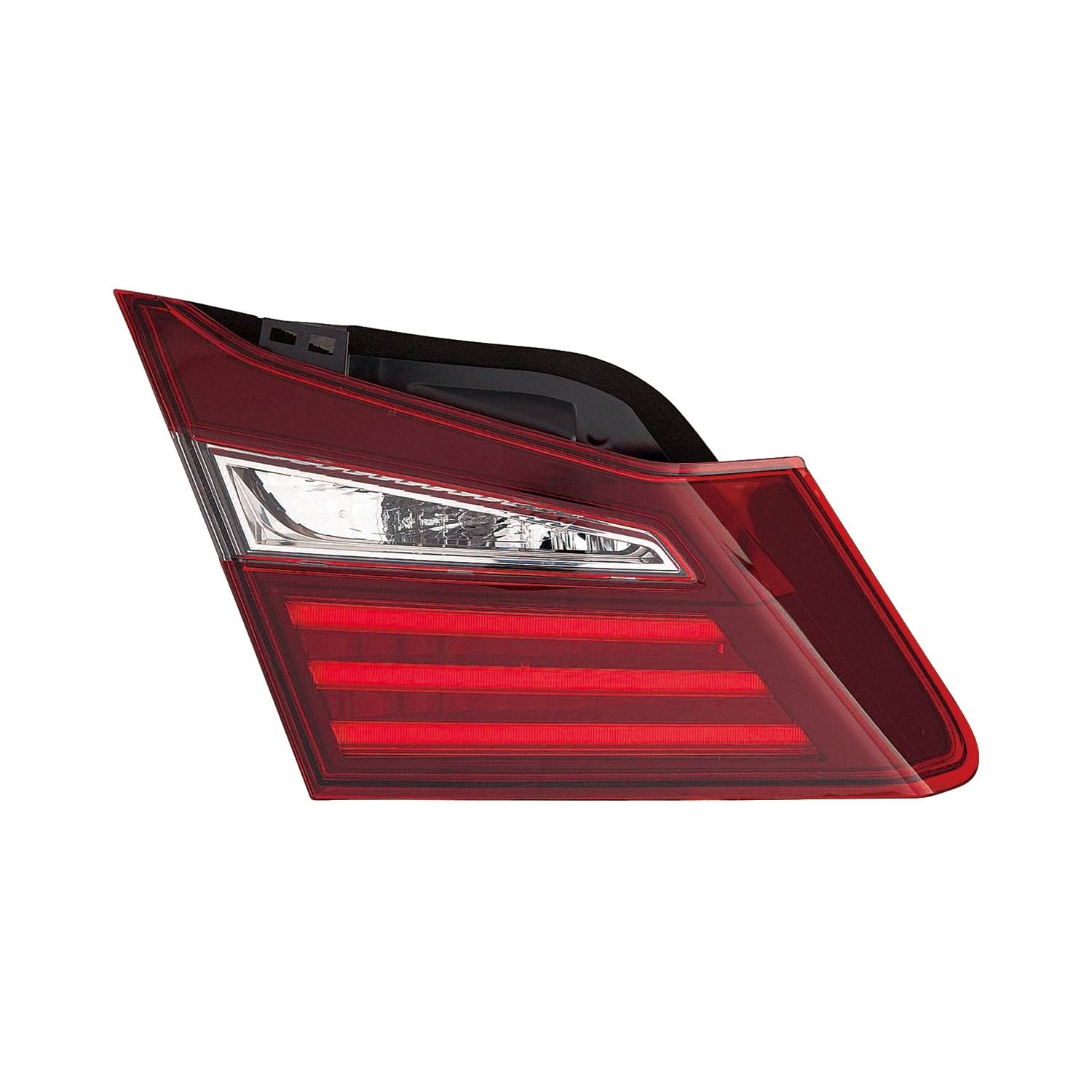 Description: 16-17 DRIVER SIDE INNER TAIL LIGHT ASSEMBLY; FITS SEDAN; DECKLID MOUNTED