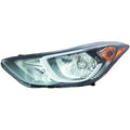 Description: HYUNDAI ELANTRA 14-16 - LT Headlamp assy composite (USA Built; w/o LED Position Lamp)