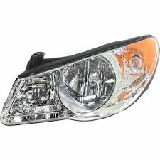 Description: HYUNDAI ELANTRA 2007-2010 LT HEADLAMP ASSY SEDAN