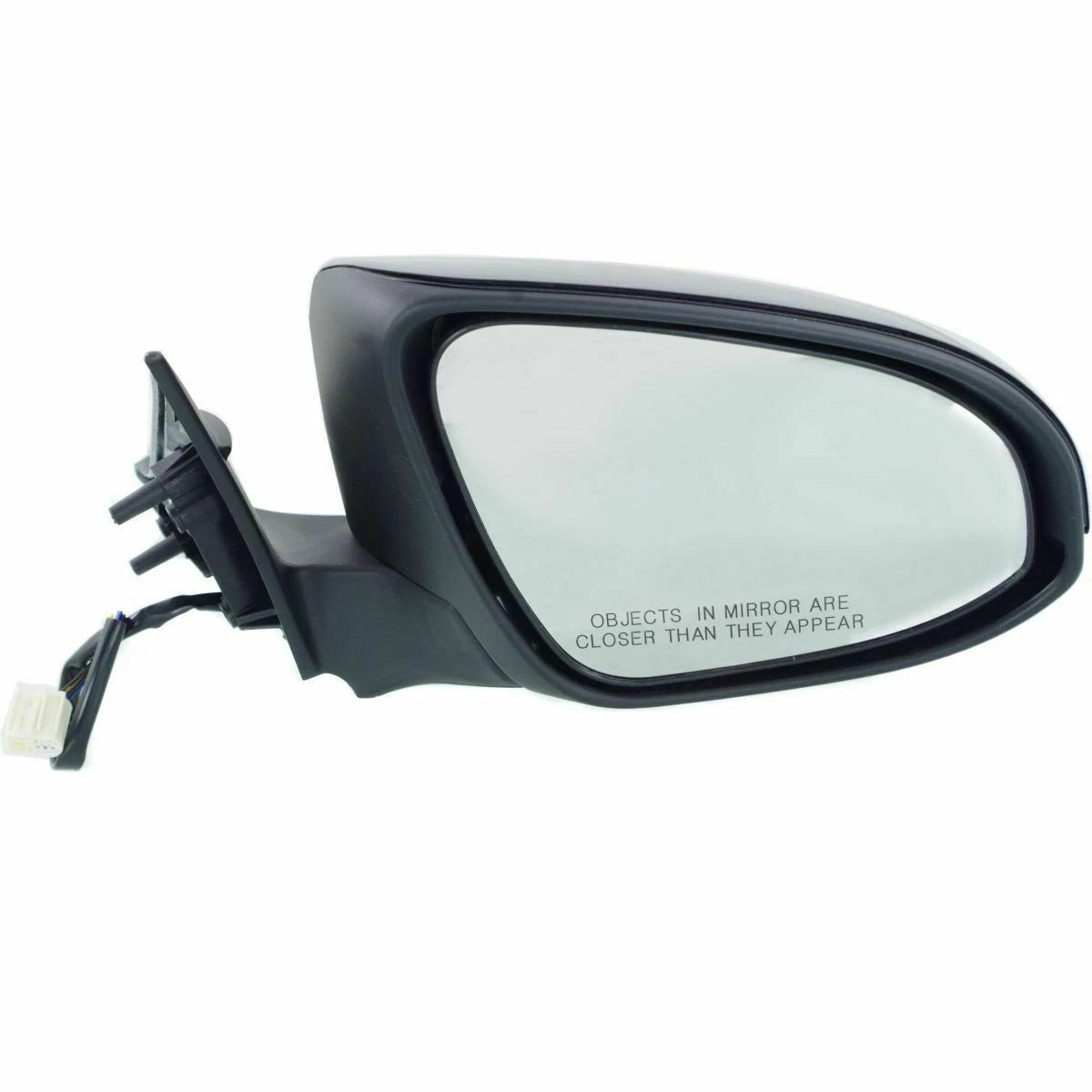 TOYOTA CAMRY 15-17 RT MIRROR OUTSIDE REAR VIEW (POWER; HEATED; W/O BLIND SPOT DETECTION; W/COVER; PTM; SEE NOTES)