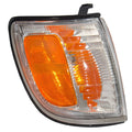 Passenger side corner park clearance light for 1999-2002 Toyota 4Runner, amber and clear lens, OE 81610-35330